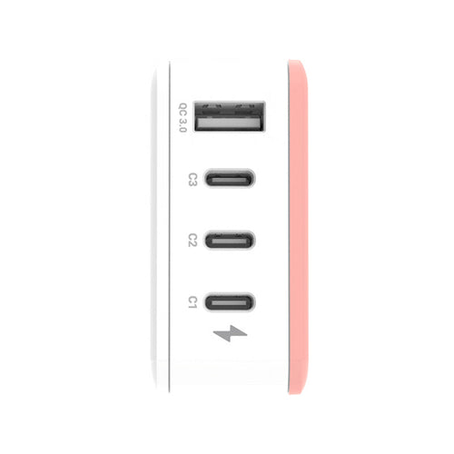 Thecoopidea CP-4USBPD02-COR GAN45W 3C1A PD Charging Station (Coral)