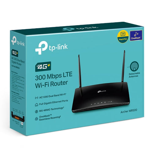TP-Link Archer MR500 4G+ Cat6 AC1200 Wireless Dual Band Gigabit Router