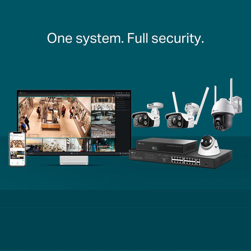 TP-Link VIGI C440-W 4MP Full-Color Wi-Fi Turret Network Camera