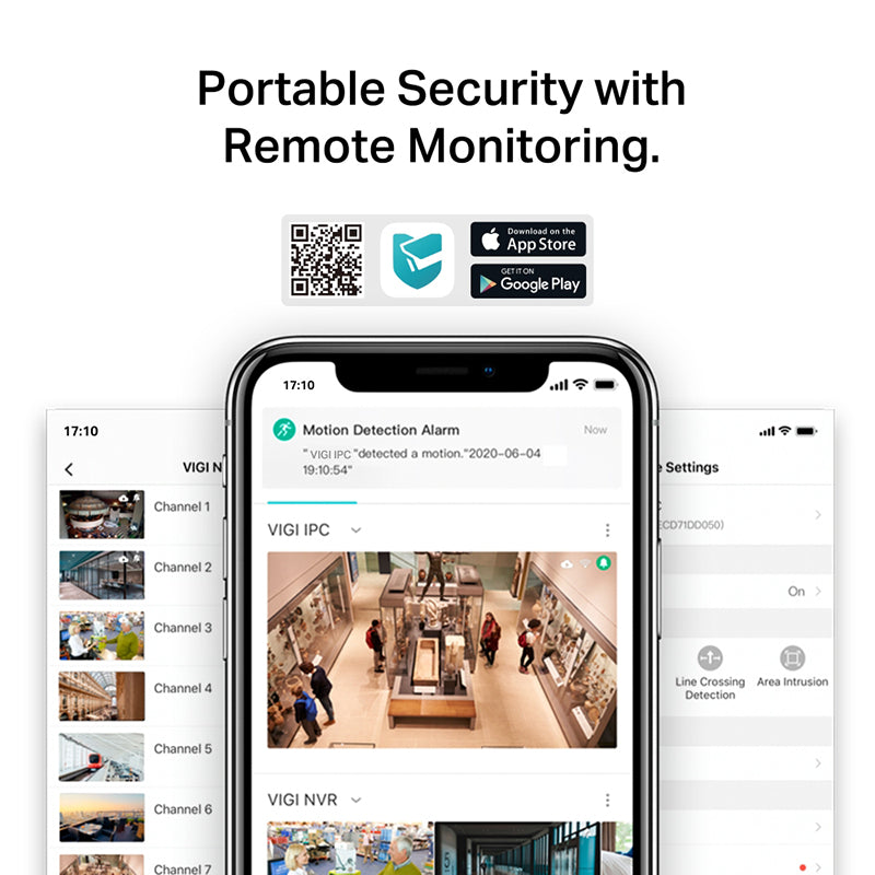 TP-Link VIGI C440-W 4MP Full-Color Wi-Fi Turret Network Camera