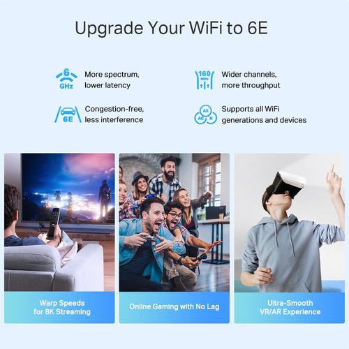 TP-Link Deco XE75 Pro AXE5400 Tri-Band Mesh Wi-Fi 6E System (2-Pack)