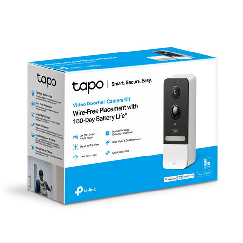 TP-Link Tapo D230S1 Smart Video Doorbell Camera Kit