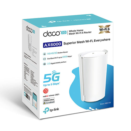 TP-Link Deco X80-5G AX6000 Whole Home Mesh Wi-Fi 6