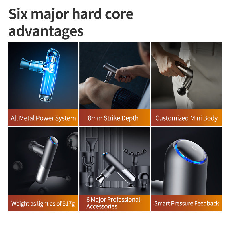 Philips PPM7501DB/97 Sports Mini Massage Gun (Grey)