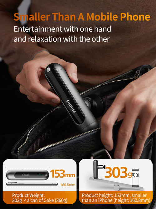 Philips PPM7303DG/97 Mini Massage Gun