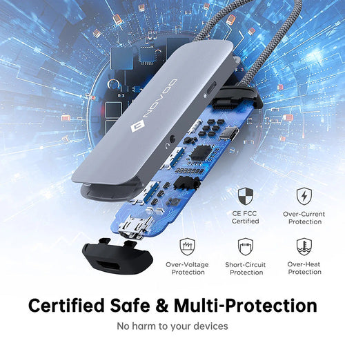 Omars Novoo RS6 Pro 6-in-1 USB-C Hub