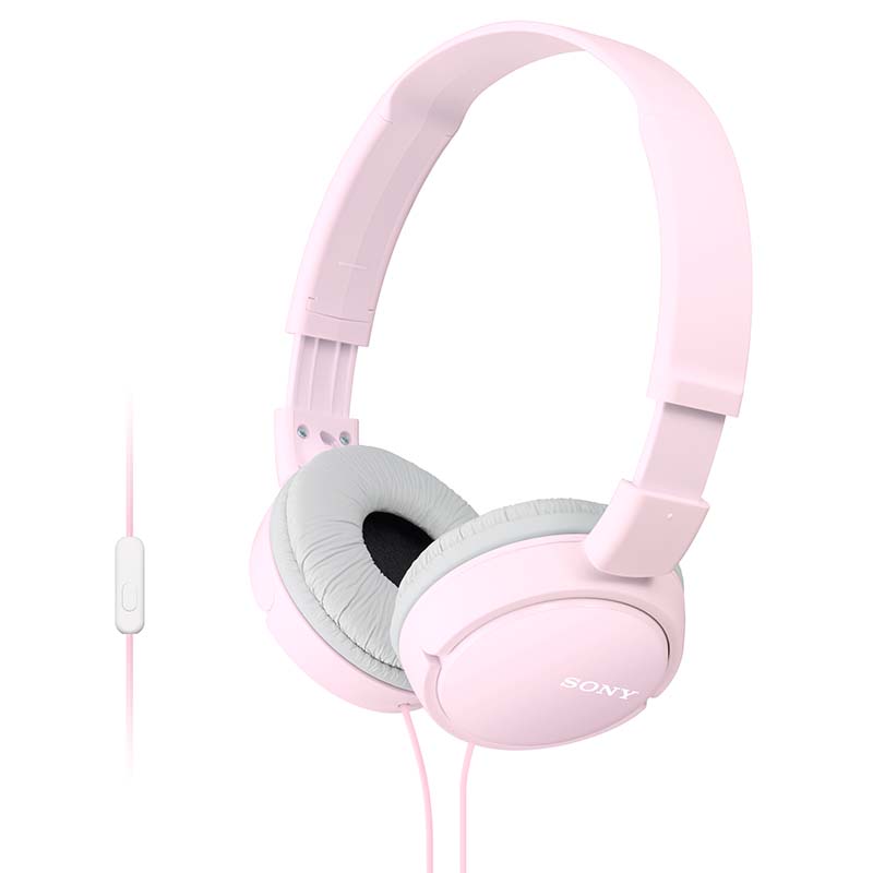 Sony MDR-ZX110AP Headphones with Mic (Pink) – Challenger Singapore