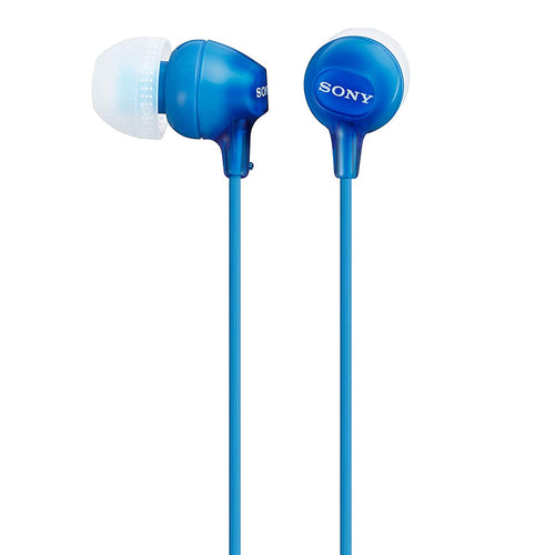 Sony MDR-EX15LP Earphones (Blue)