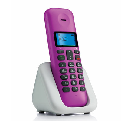 Motorola Single Dect Phone (T301) (Violet)
