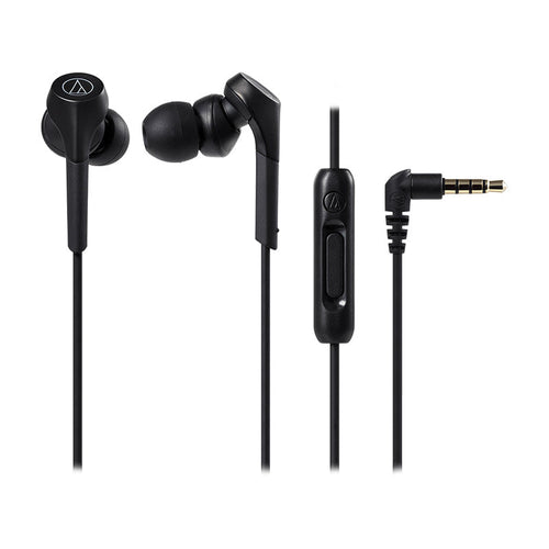 Audio-Technica ATH-CKS550XiS Solid Bass Earphones (Black)