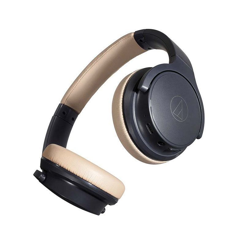 Audio-Technica ATH-S220BT Bluetooth Headphones (Navy Beige)