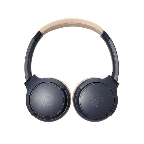 Audio-Technica ATH-S220BT Bluetooth Headphones (Navy Beige)