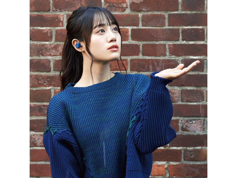 Audio-Technica ATH-SQ1TW True Wireless Earphones (Navy-Red)