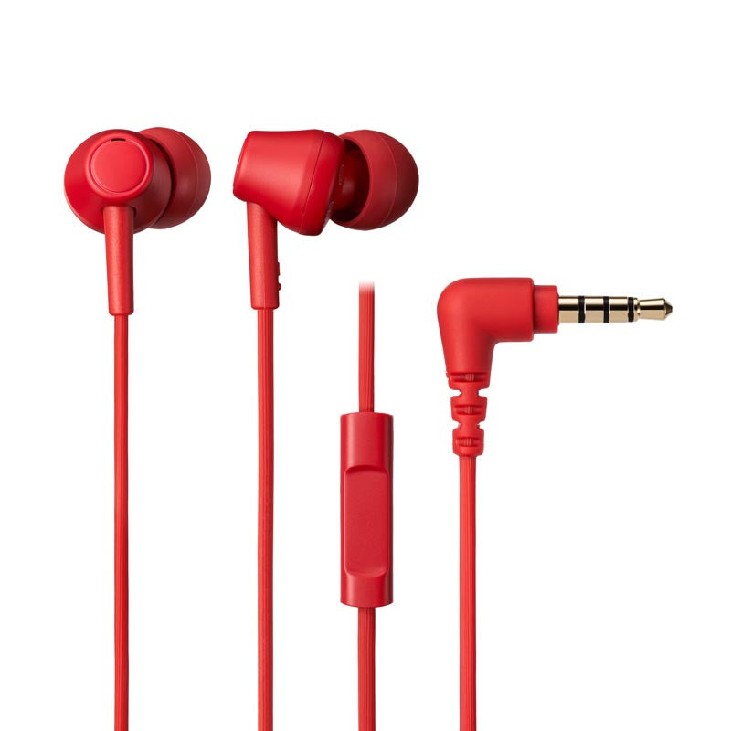 Audio-Technica ATH-CK350XIS Inner Earphone with Mic (Red)