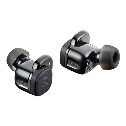 Audio-Technica ATH-SQ1TW2 True Wireless Earbuds (Black)
