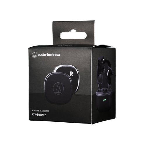 Audio-Technica ATH-SQ1TW2 True Wireless Earbuds (Black)