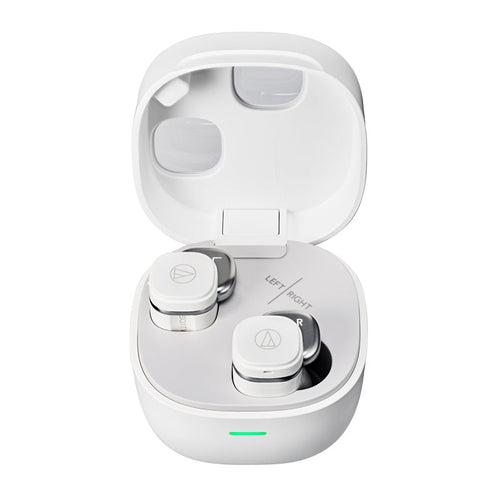 Audio-Technica ATH-SQ1TW2 True Wireless Earbuds (White)
