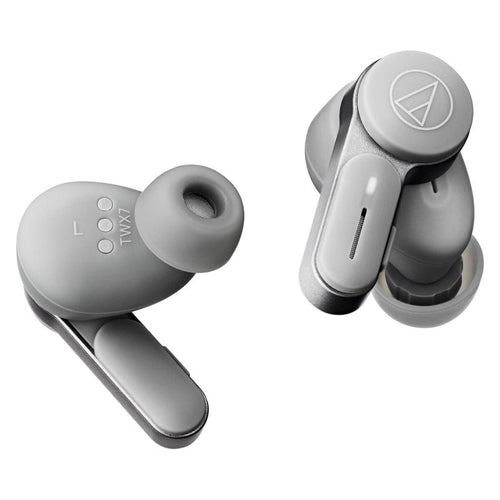 Audio-Technica ATH-TWX7 True Wireless Earbuds (Grey)