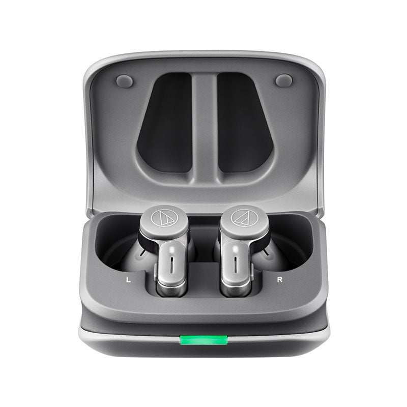 Audio-Technica ATH-TWX7 True Wireless Earbuds (Grey)