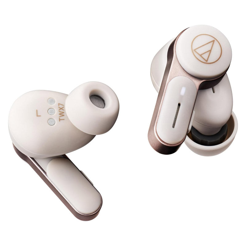 Audio-Technica ATH-TWX7 True Wireless Earbuds (White)