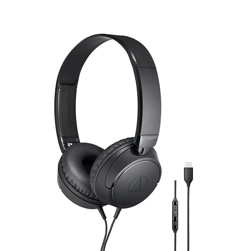 Audio-Technica ATH-S120C USB-C Headphone USB-C (Black)