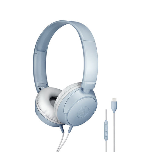 Audio-Technica ATH-S120C USB-C Headphone USB-C (Blue-Grey)