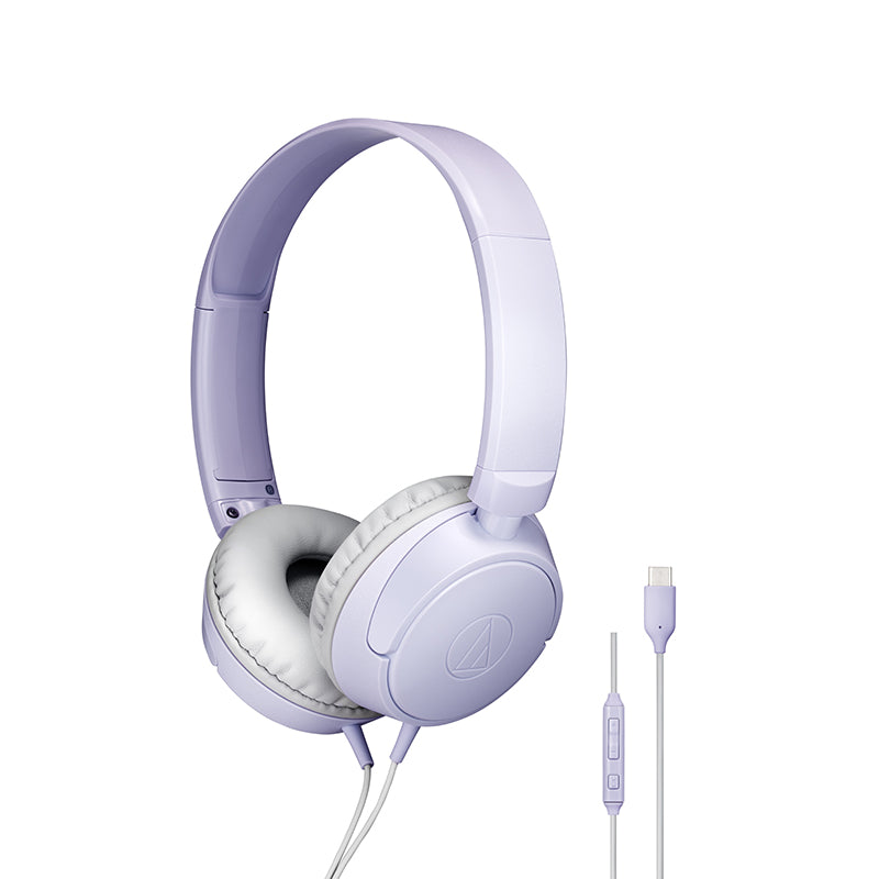 Audio-Technica ATH-S120C USB-C Headphone USB-C (Lavender)