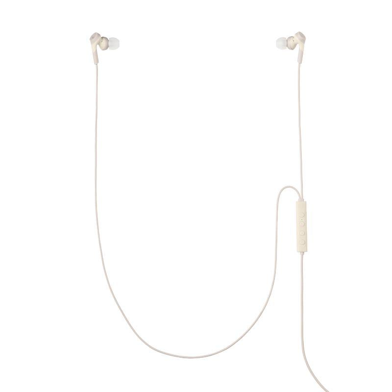 Audio-Technica ATH-CKS330NC In-Ear Headphones with Noise Cancelling and USB Type-C Connector (Beige)