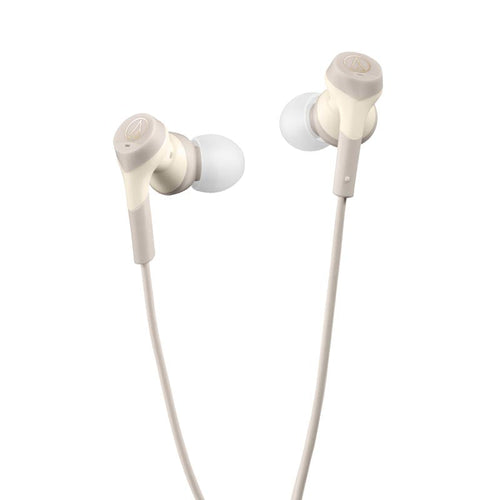 Audio-Technica ATH-CKS330NC In-Ear Headphones with Noise Cancelling and USB Type-C Connector (Beige)