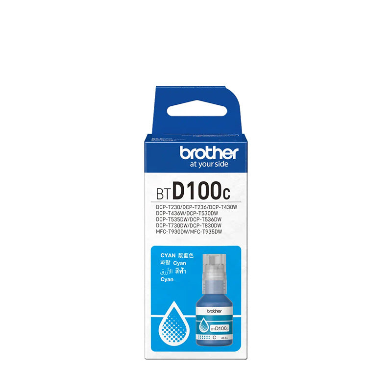 Brother BTD100C Cyan Ink Bottle