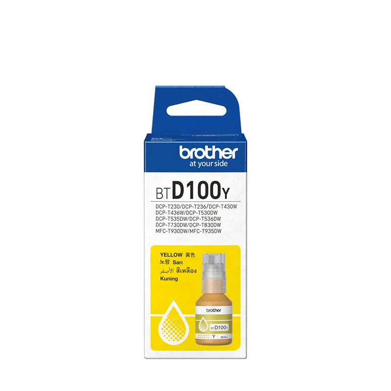 Brother BTD100Y Yellow Ink Bottle