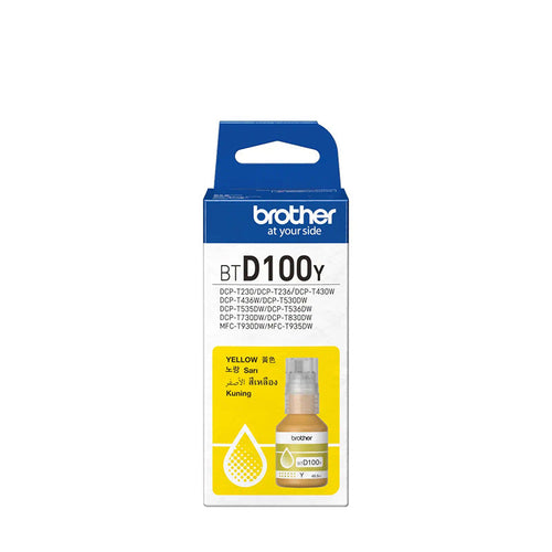 Brother BTD100Y Yellow Ink Bottle