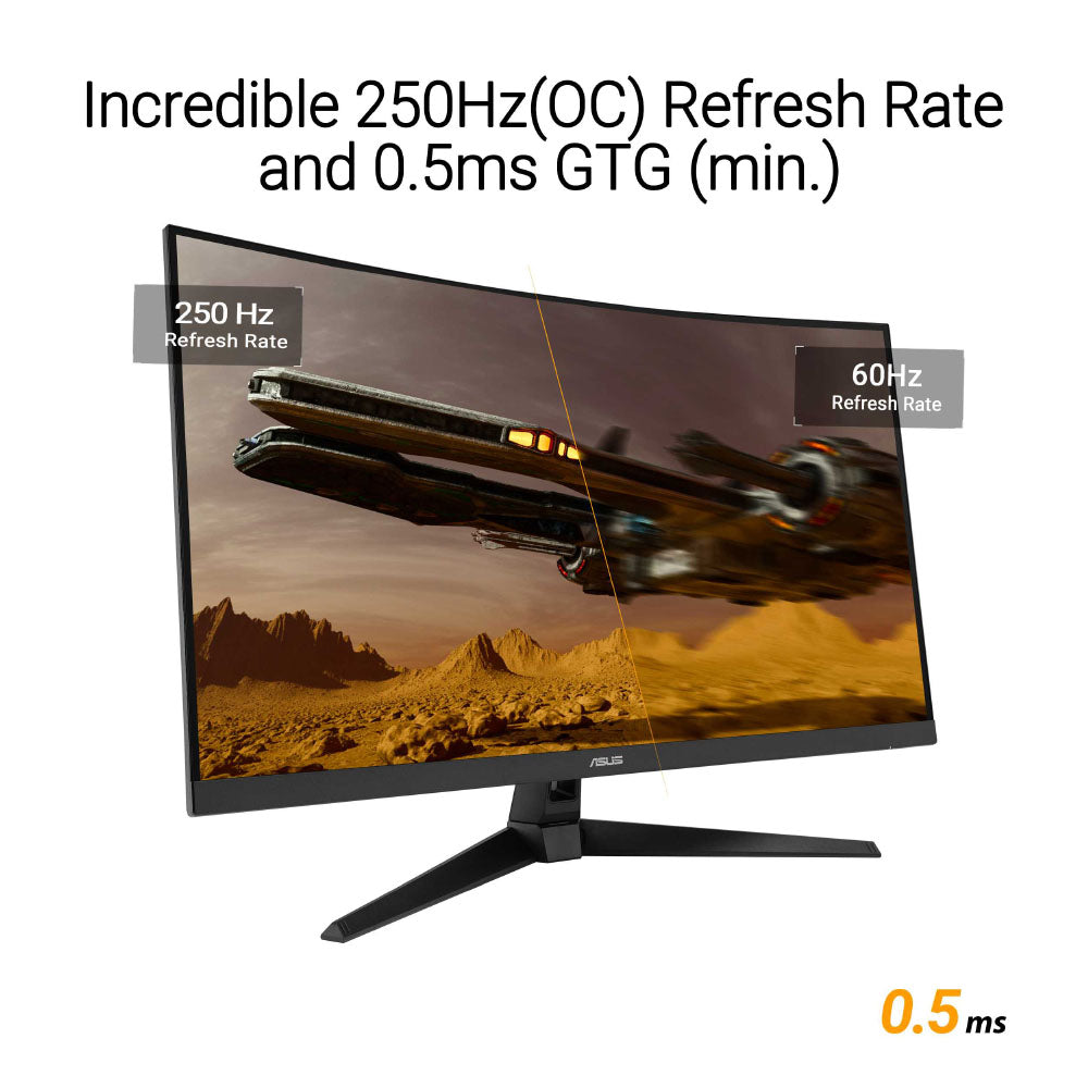 Asus TUF Gaming VG32VQM5B - 31.5 FHD 250Hz (OC) Curved Gaming Monitor