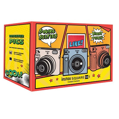 Fuji Instax SQUARE SQ1 Instant Camera Combo Kit (Blue)