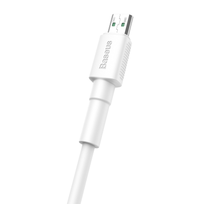 Baseus CAMSW-D02 Mini White Cable USB For Micro 4A 1m (White)