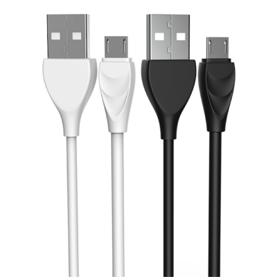 KUCIPA K263 USB A to Micro USB Charging Cable 1m (BK+Wht)