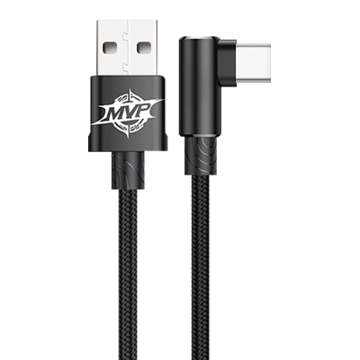 KUCIPA K254 USB A to Type-c Charging Cable 2.5A 20cm (Black)
