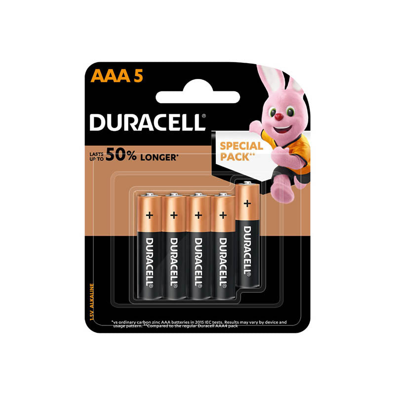 Duracell DRC0002DCSHHS AAA Alkaline Battery (5pcs)
