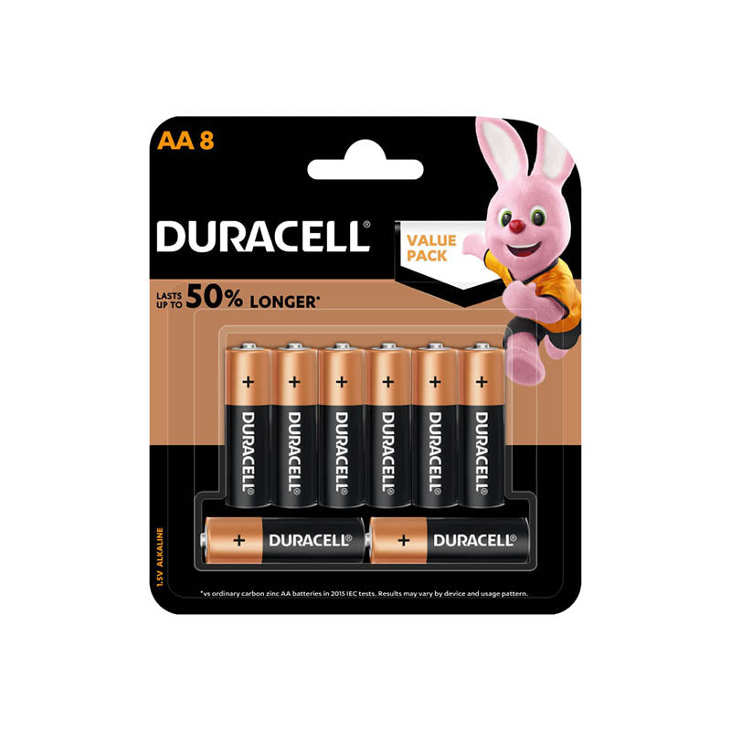 Duracell DRC0003DCSHHS AA Alkaline Battery (8pcs)