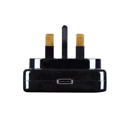 Masterplug USBC25PLGB USB Type-C PD22W Charger Plug (Black)