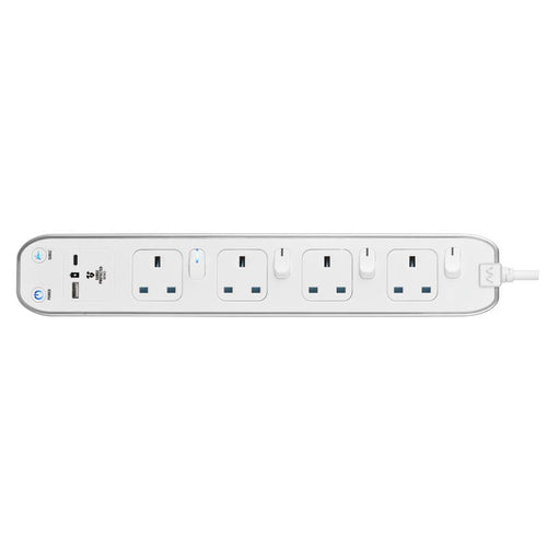 Masterplug SWSRGUAC2042PW 4G 2M USB Type-C PD20W Extension with switch