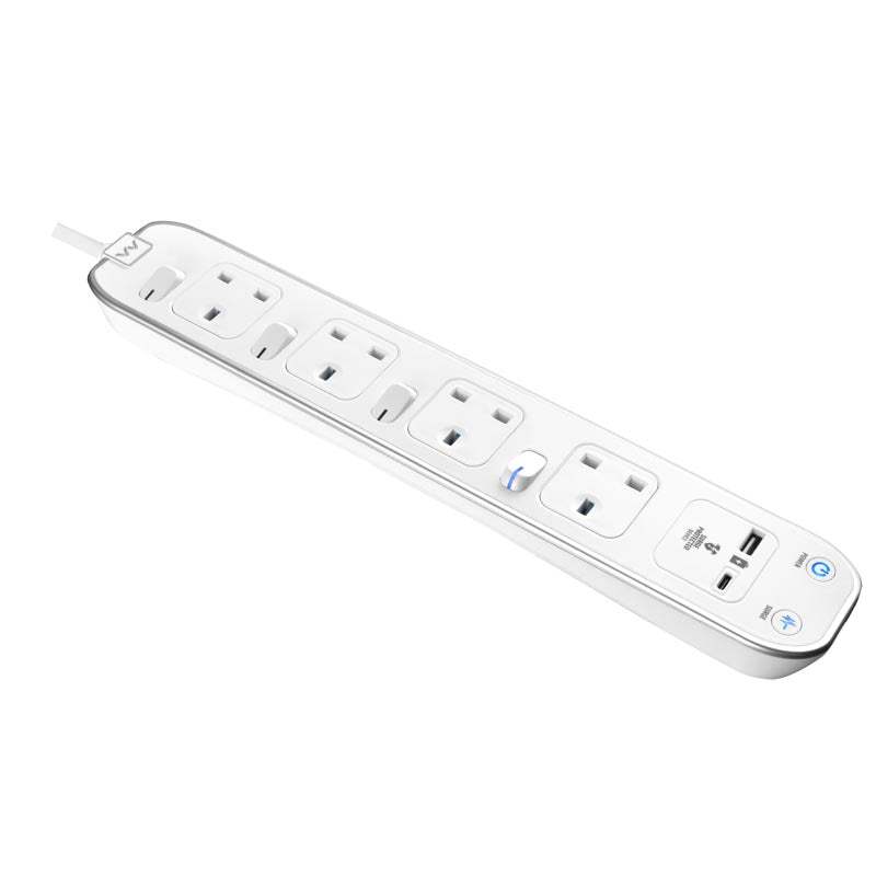 Masterplug SWSRGUAC2042PW 4G 2M USB Type-C PD20W Extension with switch