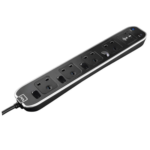 Masterplug SWSRGUAC2043PB-SH 4G 3M USB Type-C PD20W Extension with switch