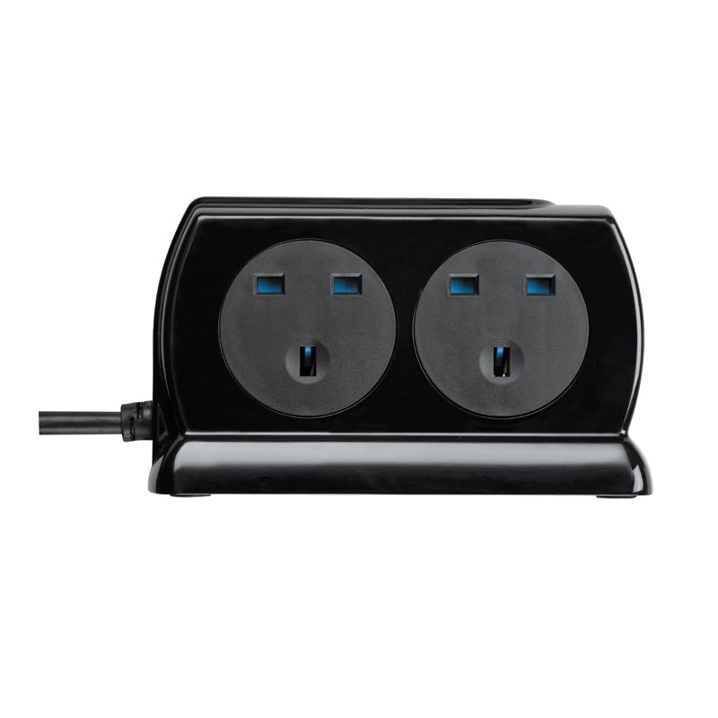 Masterplug SRGDSUAC2042PB 4 Socket 2M Surge+Switched Extension w USB A+C