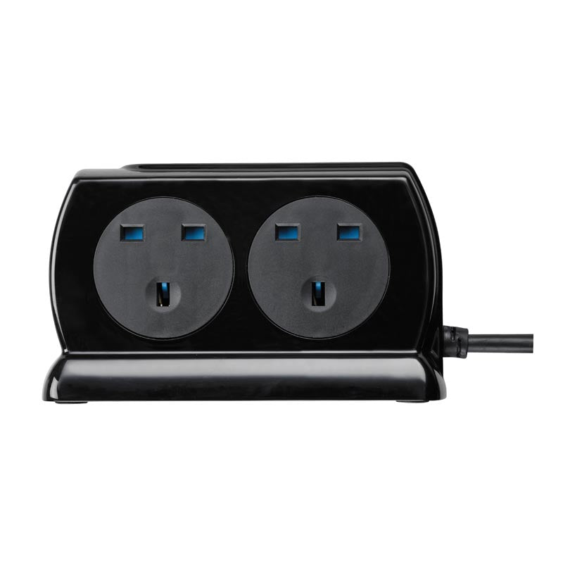 Masterplug SRGDSUAC2042PB 4 Socket 2M Surge+Switched Extension w USB A+C