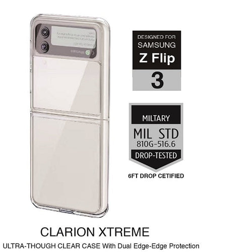 N.Brandz Galaxy Z Fold3 Protective Case (Clear)