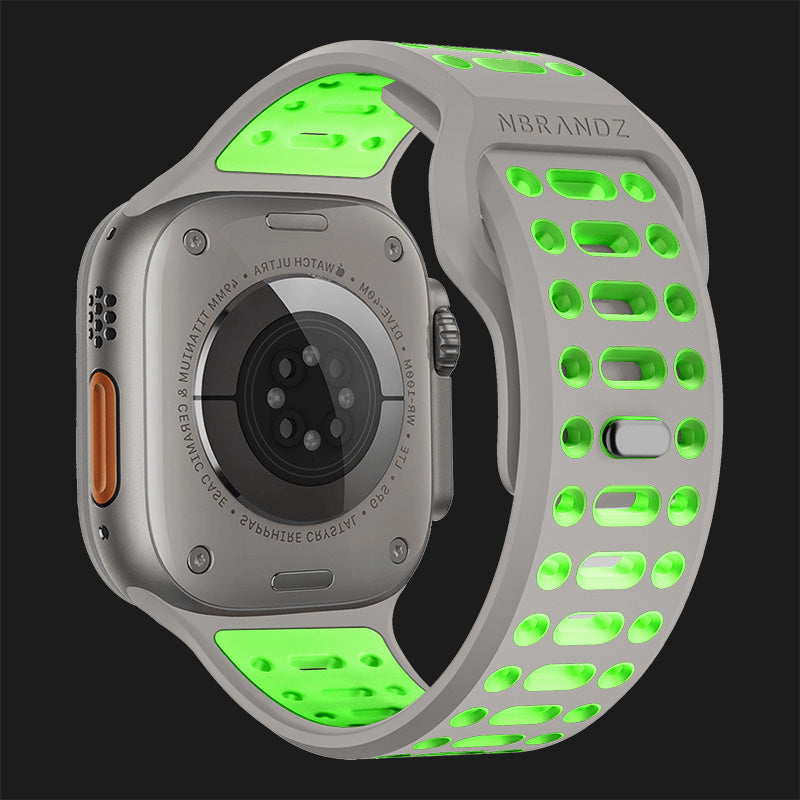 N.Brandz N-SB249-LS/Sport Apple Watch 1-10/SE Band 2 49/46/45/44/42mm (Luminous Starlight)