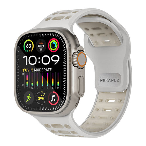 N.Brandz N-SB249-LS/Sport Apple Watch 1-10/SE Band 2 49/46/45/44/42mm (Luminous Starlight)