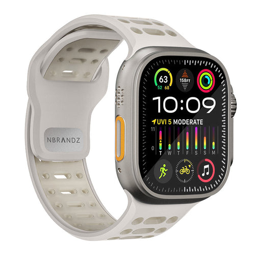 N.Brandz N-SB249-LS/Sport Apple Watch 1-10/SE Band 2 49/46/45/44/42mm (Luminous Starlight)