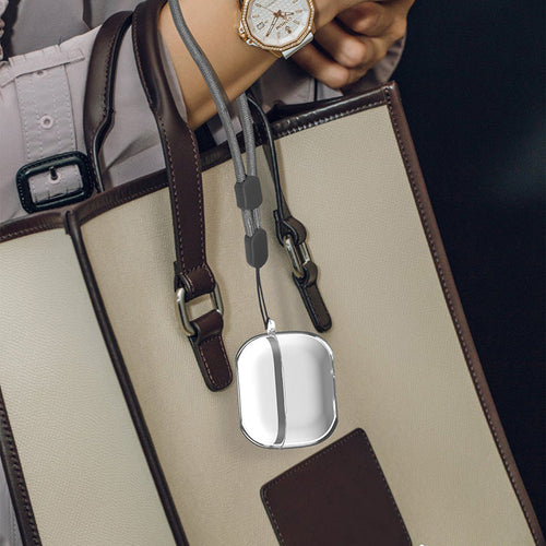 N.Brandz N-Clair-Bud3-CL Samsung Galaxy Buds3/Pro/3FE Ultra-Clear Case with Lanyard